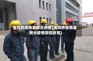 宝鸡市洛南县肺炎疫情(宝鸡市洛南县肺炎疫情防控政策)