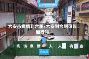 六安市疫情到合肥/六安到合肥可以通行吗