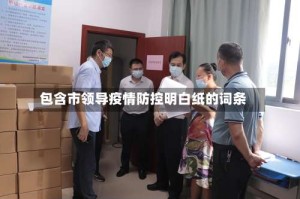包含市领导疫情防控明白纸的词条