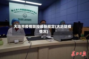 大冶市疫情防控最新规定(大冶防疫情况)