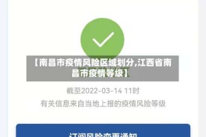 【南昌市疫情风险区域划分,江西省南昌市疫情等级】