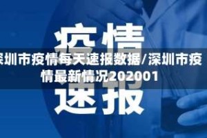 深圳市疫情每天速报数据/深圳市疫情最新情况202001
