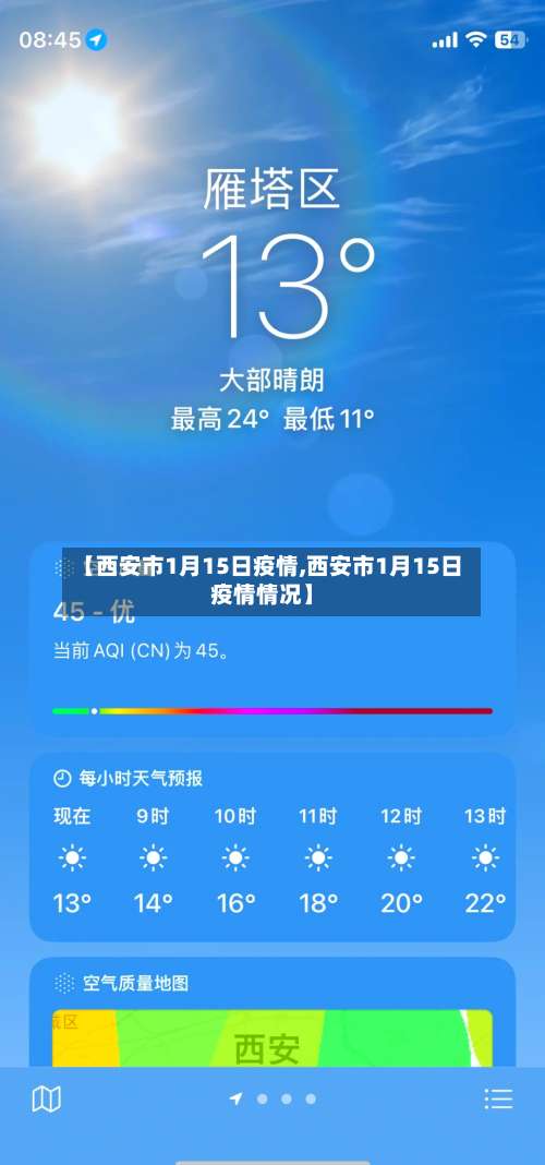 【西安市1月15日疫情,西安市1月15日疫情情况】-第1张图片